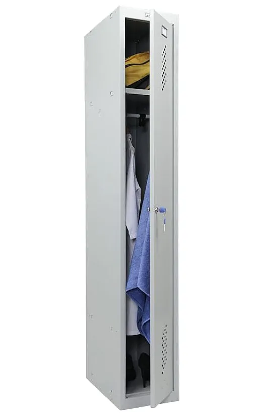 Шкаф для одежды усиленный ML 11-30 (1830х300х500) (LS-01) 1 секция