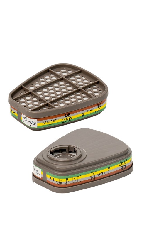 Фильтр противогазовый MFA, модель 6111 (марка и класс A1B1E1K1)