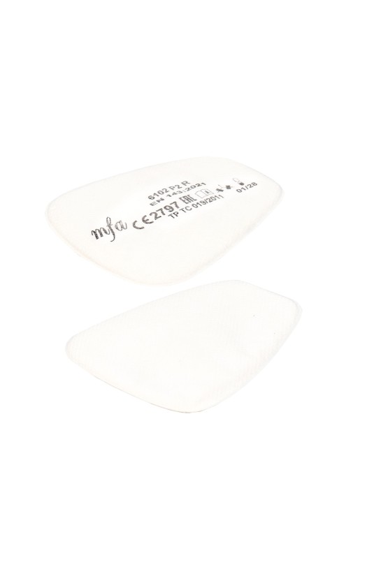 Фильтр противоаэрозольный (предфильтр) MFA, модель 6102 (класс защиты P2R) (пара)