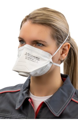 Полумаска фильтрующая MFA, модель A-367V (класс защиты FFP3 с клапаном выдоха)