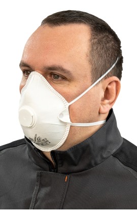 Полумаска фильтрующая MFA, модель F-167V (класс защиты FFP1 с клапаном выдоха)