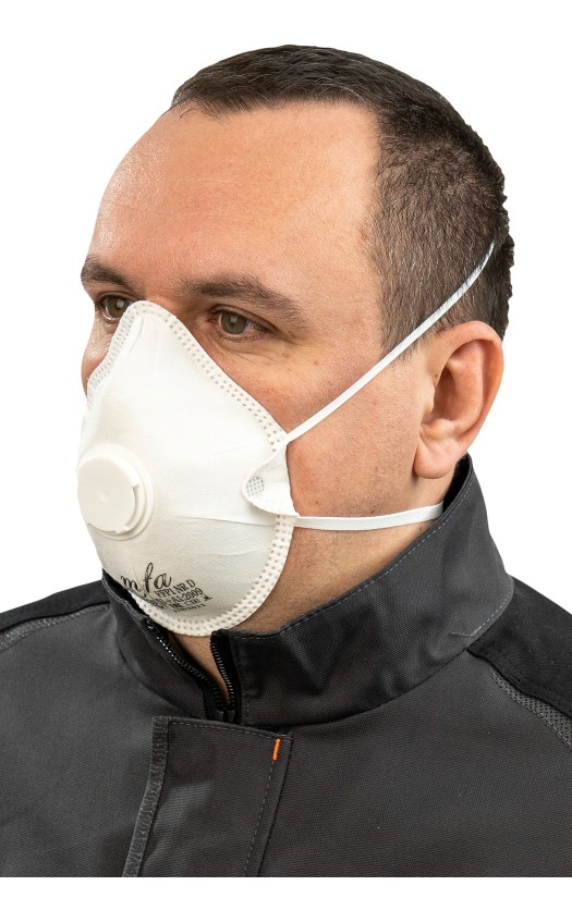 Полумаска фильтрующая MFA, модель F-167V (класс защиты FFP1 с клапаном выдоха)