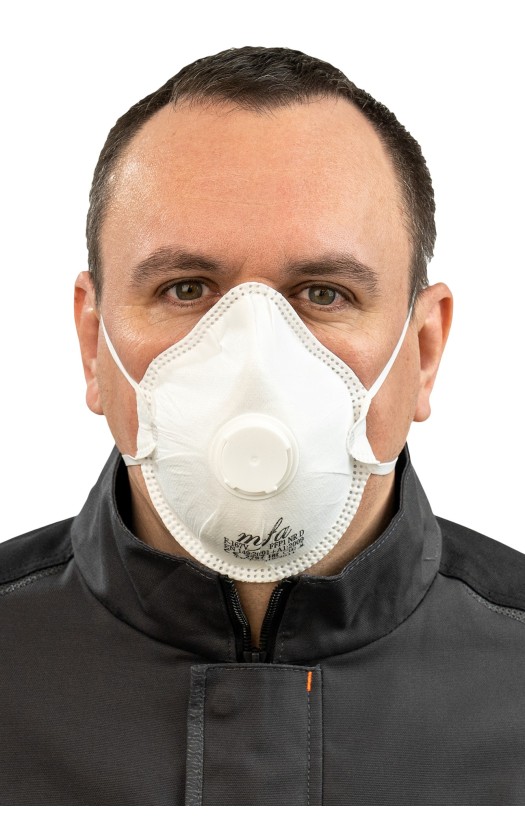 Полумаска фильтрующая MFA, модель F-167V (класс защиты FFP1 с клапаном выдоха)