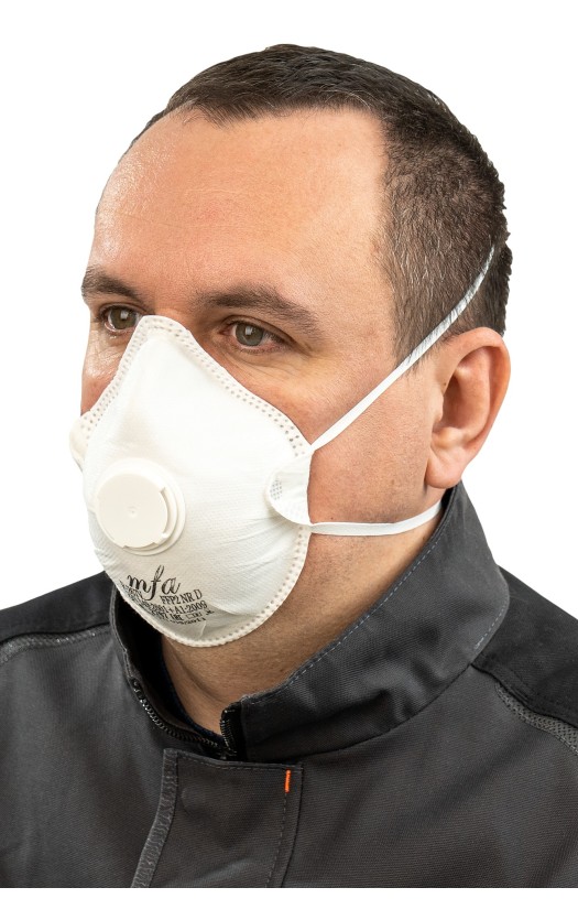 Полумаска фильтрующая MFA, модель F-267V (класс защиты FFP2) с клапаном выдоха