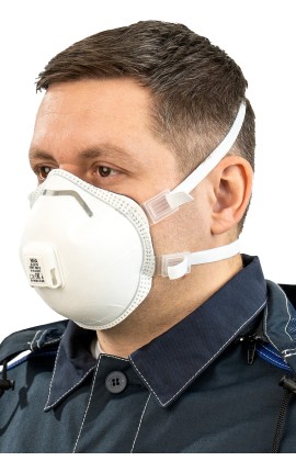 Полумаска фильтрующая MFA, модель D-267V (класс защиты FFP2 с клапаном выдоха)