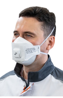 Полумаска фильтрующая MFA, модель P-267V (класс защиты FFP2 с клапаном выдоха)