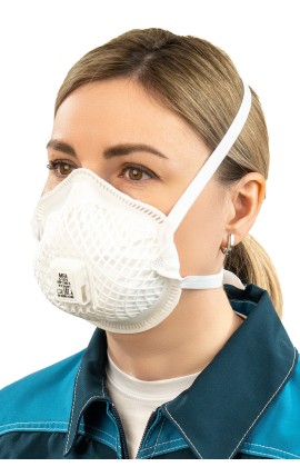 Полумаска фильтрующая MFA, модель S-167V (класс защиты FFP1 с клапаном выдоха)