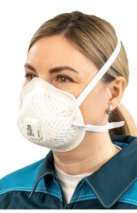 Полумаска фильтрующая MFA, модель &lt;nobr&gt;S-267V&lt;/nobr&gt; (класс защиты FFP2) с&amp;nbsp;клапаном выдоха