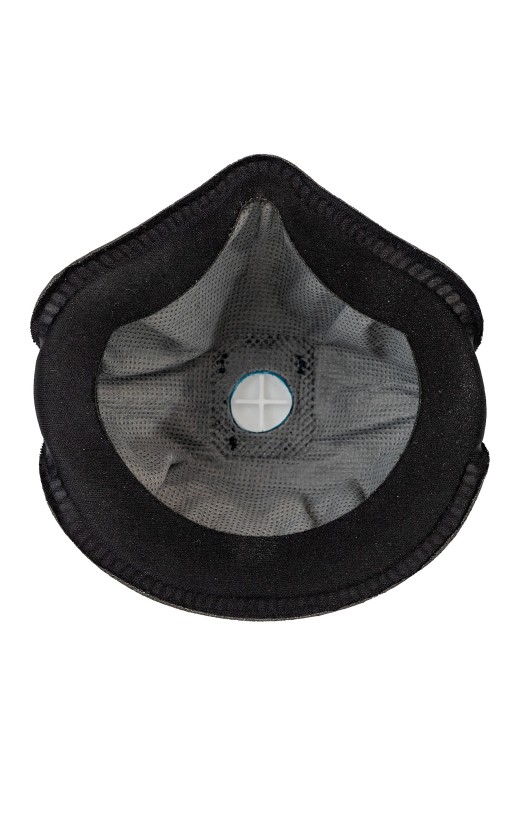 Полумаска фильтрующая MFA, модель S-267V-AC Acid (класс защиты FFP2) с клапаном выдоха, с угольным фильтром