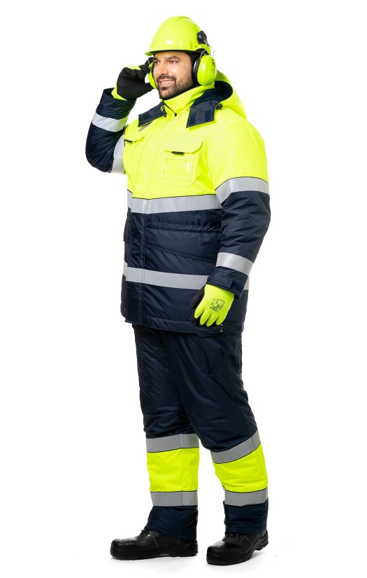 Куртка зимняя сигнальная «Люмос»