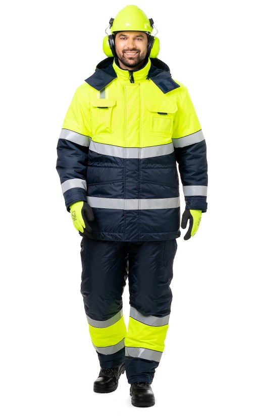 Куртка зимняя сигнальная «Люмос»