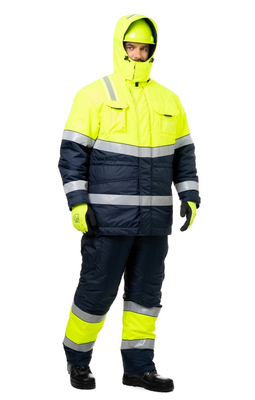 Куртка зимняя сигнальная «Люмос»