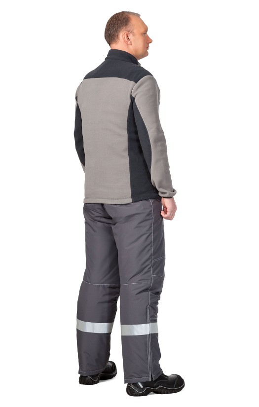 Куртка флисовая «Софт» серая