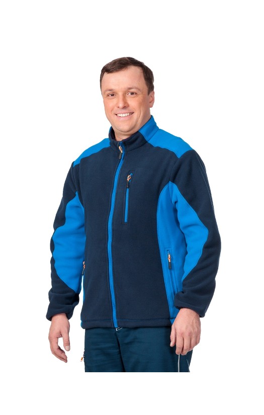 Куртка флисовая «Софт» синяя
