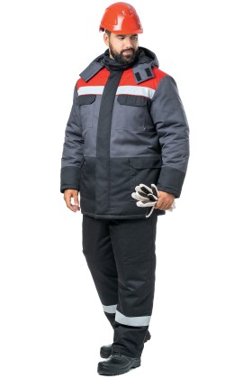 Куртка мужская зимняя «Молоток» серая