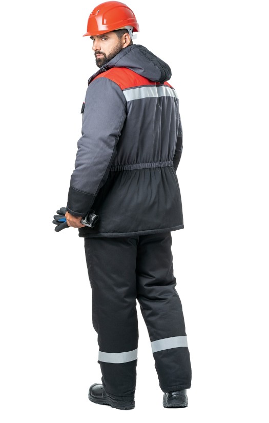 Куртка мужская зимняя «Молоток» серая