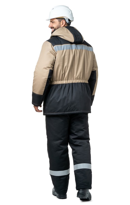 Куртка мужская зимняя «Молоток» бежевая