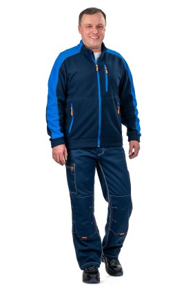 Куртка флисовая «Софт-2» синяя