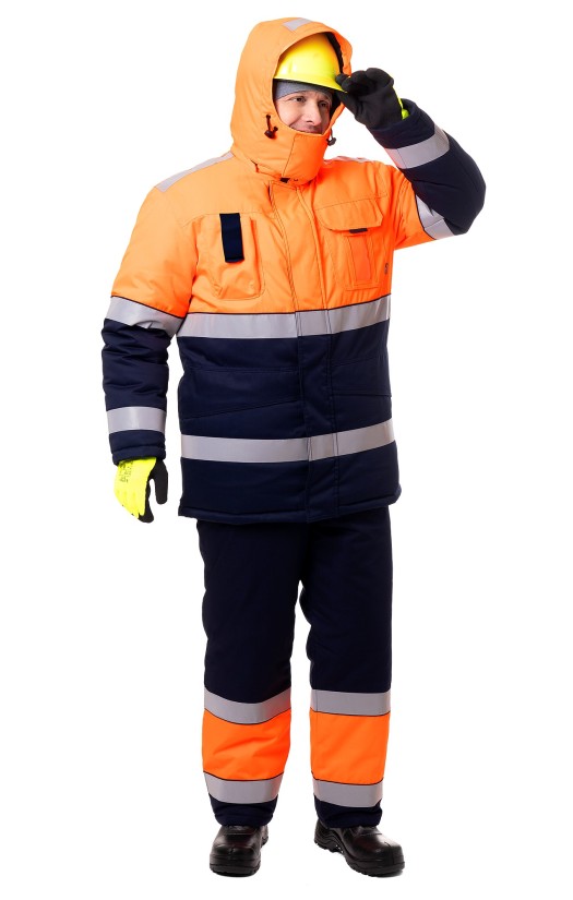 Куртка зимняя сигнальная «Магистраль»