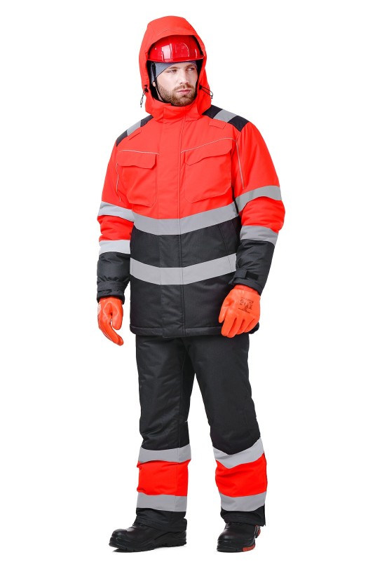 Куртка зимняя сигнальная «Гелиос»