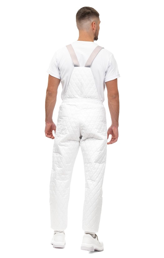 Брюки утепленные «Фридж» белые