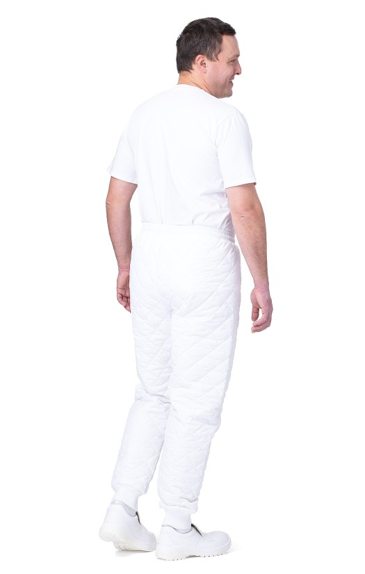 Брюки утепленные «Фридж» белые