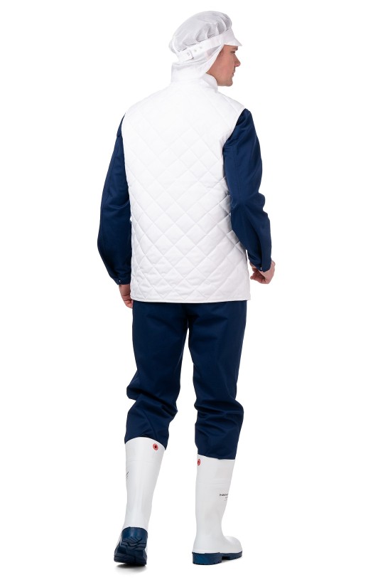 Жилет утепленный «Фридж» белый