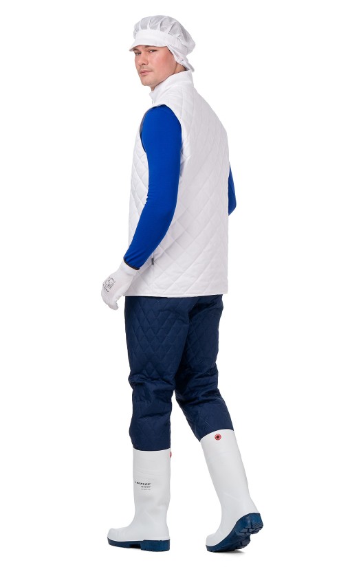 Жилет утепленный «Фридж» белый