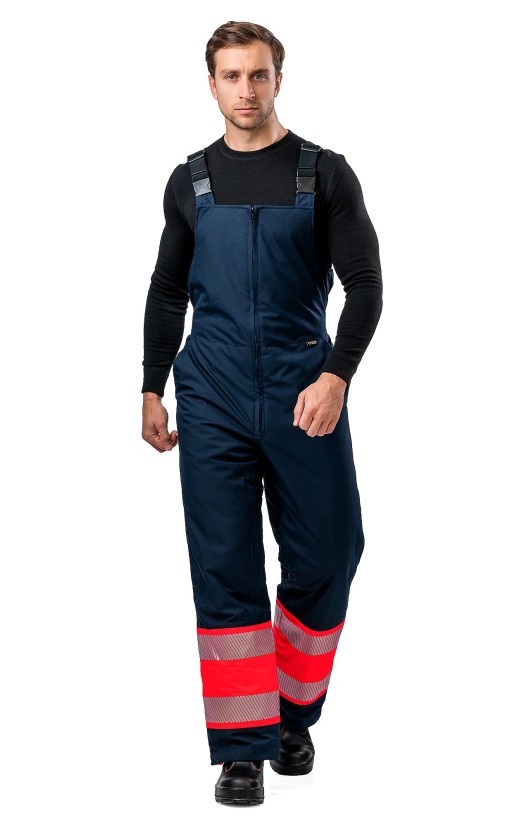 Костюм зимний сигнальный «Флеймгард», полукомбинезон
