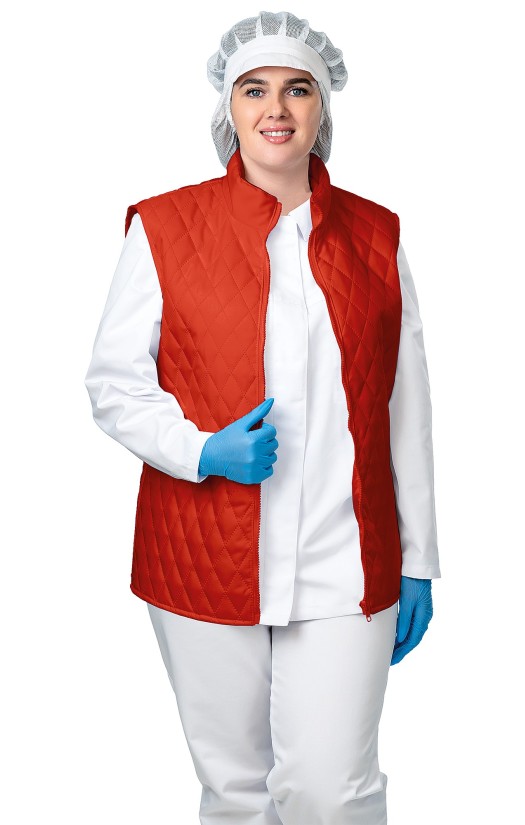 Жилет утепленный «Фридж-2» красный