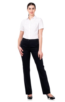 Блузка женская «Флекс Т» белая, короткий рукав