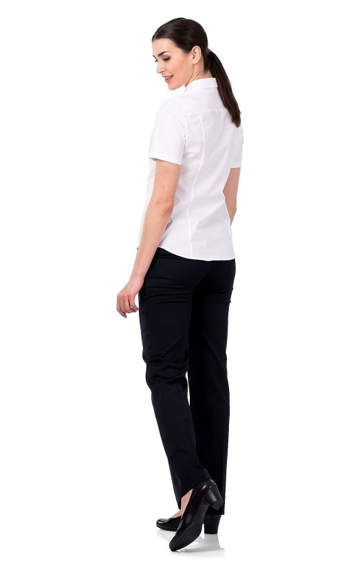 Блузка женская «Флекс Т» белая, короткий рукав