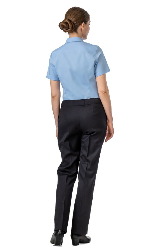 Блузка женская "Флекс-Т" голубая, короткий рукав