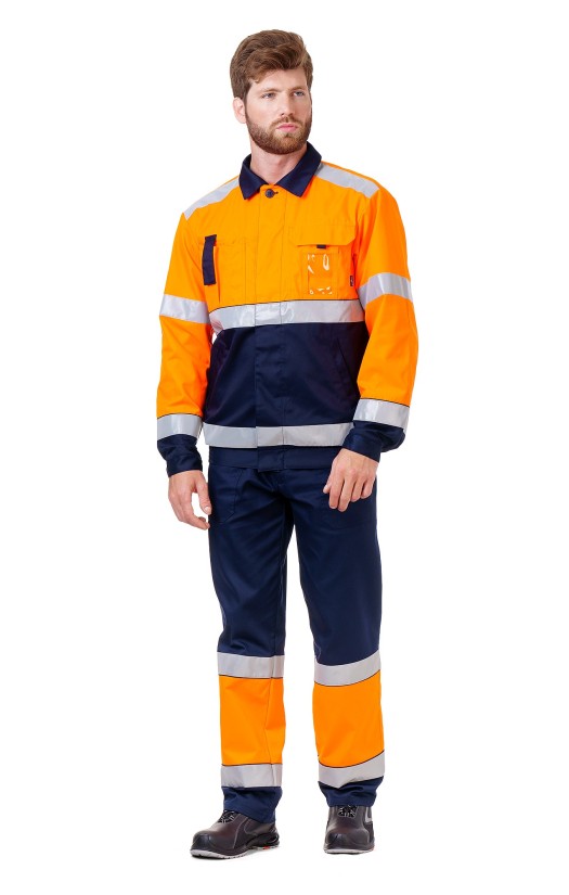 Костюм мужской летний сигнальный «Магистраль»