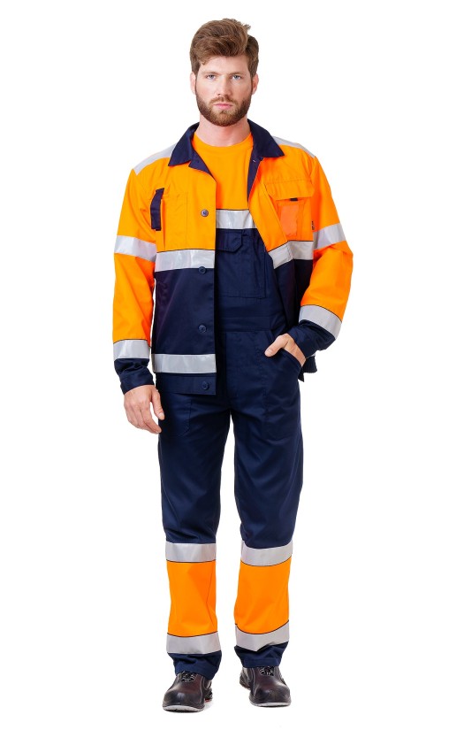 Костюм мужской летний сигнальный «Магистраль»