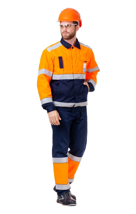 Костюм мужской летний сигнальный «Магистраль»