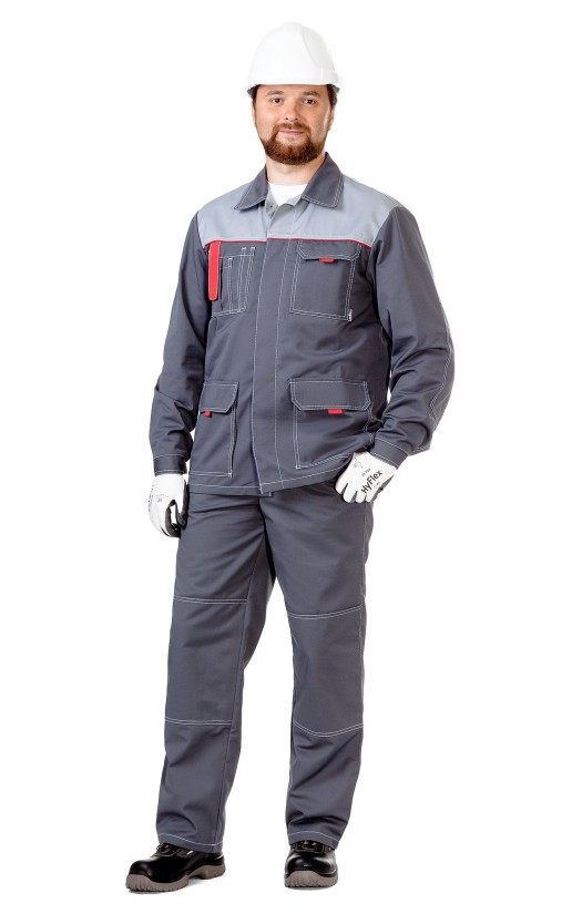 Куртка мужская летняя «Сити» удлиненная темно-серая