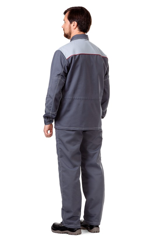 Куртка мужская летняя «Сити» удлиненная темно-серая