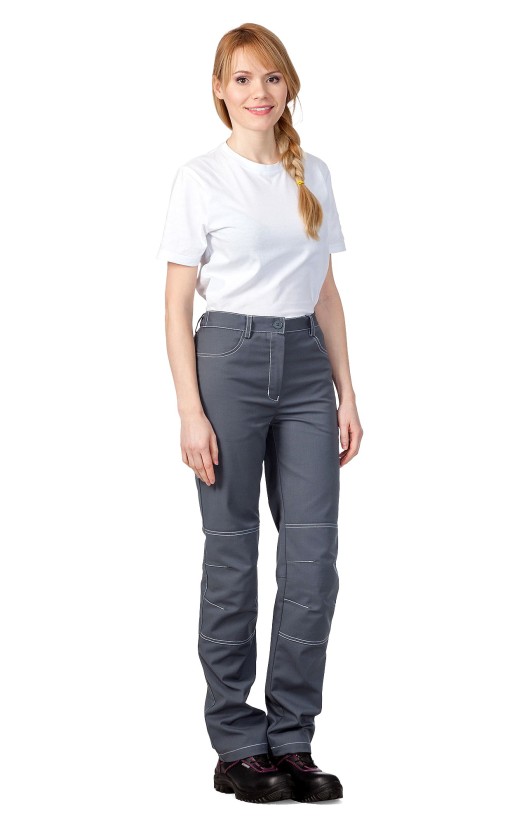 Брюки женские летние «Сити» (серые)