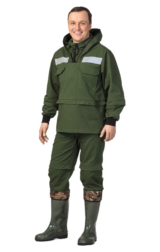 Костюм мужской противоэнцефалитный «Лес» зеленый