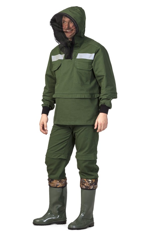 Костюм мужской противоэнцефалитный «Лес» зеленый