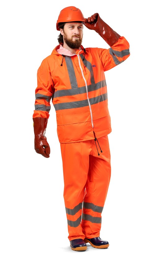 Костюм сигнальный влагозащитный «Экстра Вижен» (Extra Vision WPL) флуоресцентный оранжевый