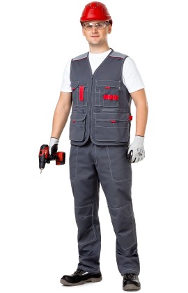 Жилет «Сити» темно-серый