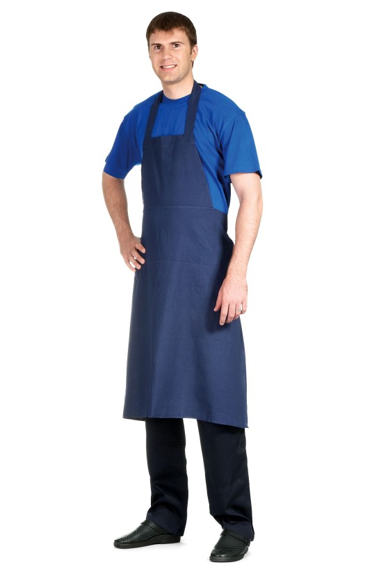 Фартук синий