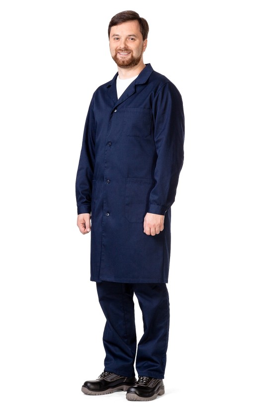 Халат мужской из смесовой ткани