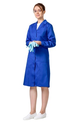 Халат женский из смесовой ткани