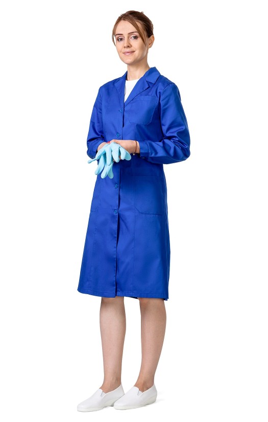 Халат женский из смесовой ткани