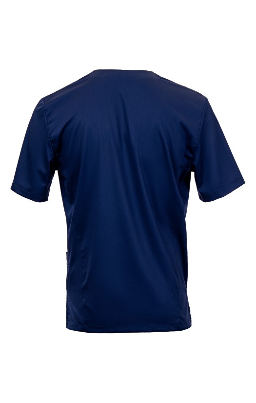 Блуза мужская «Лотос» синяя