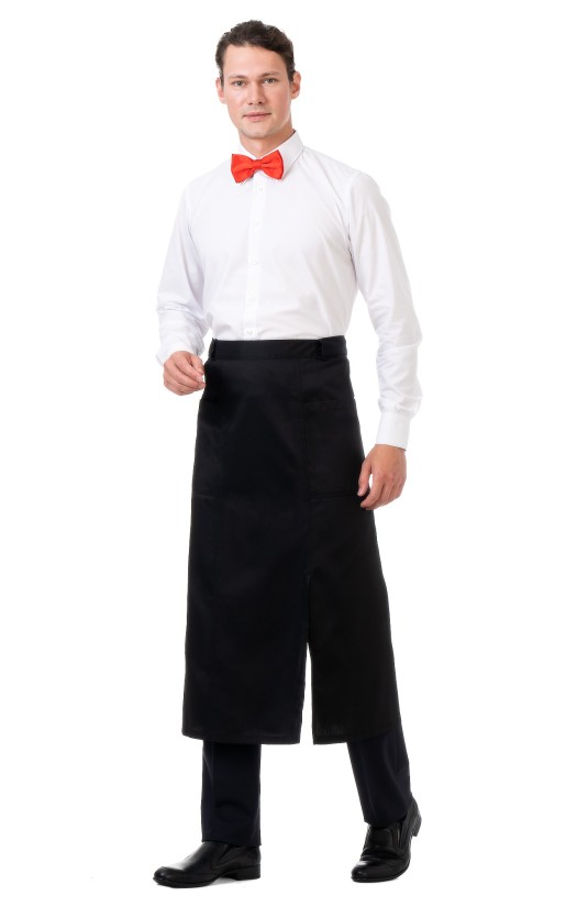 Фартук поварской «Класс» черный