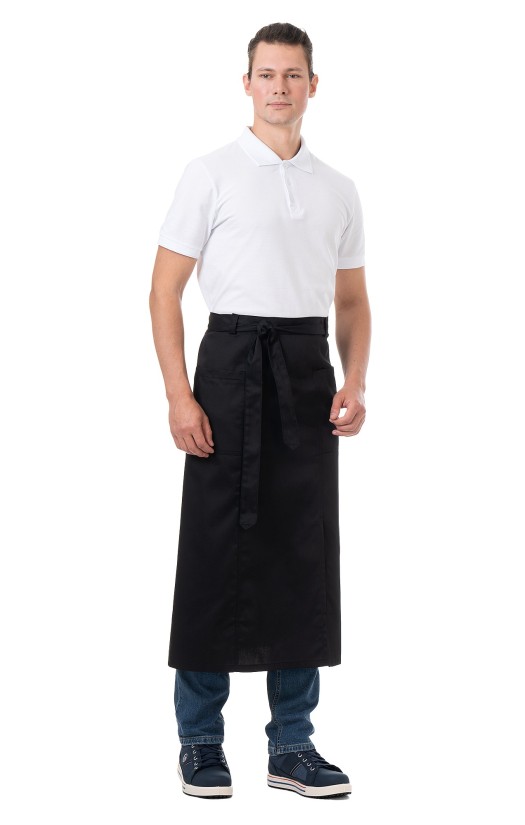 Фартук поварской «Класс» черный